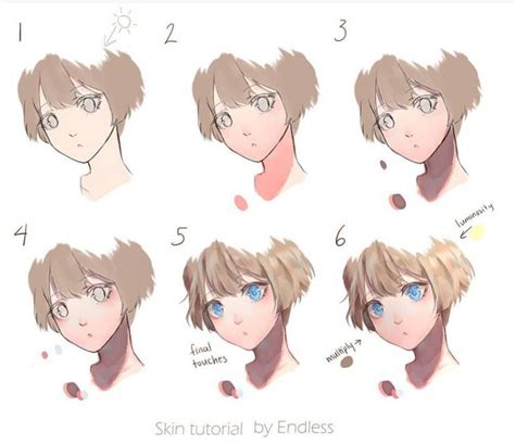 Art Reference Tips On Instagram How To Color Skin DIGITAL PAINTING