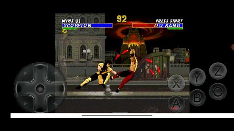 Ultimate Mortal Kombat Trilogy Scorpion Mk Vs Liu Kang Mk Very Hard