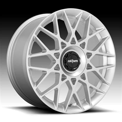 Rotiform Blq C R Gloss Silver Custom Wheels Rims Blq C R