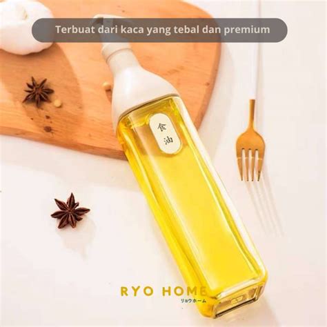 Jual Ryo Home Gara Botol Minyak Goreng Kaca Premium Ml