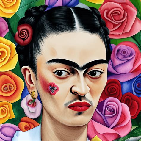 Frida Kahlo Watercolor Graphic · Creative Fabrica