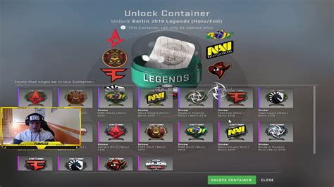 Starladder Berlin 2019 Csgo Major Stickers Opening 😍 Youtube