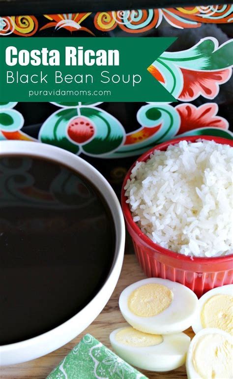 Traditional Costa Rican Sopa Negra Recipe Black Bean Soup Bean