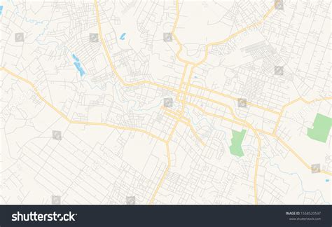 Printable street map of Eldoret, Kenya. Map - Royalty Free Stock Vector ...