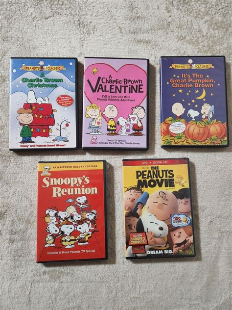 Peanutscharlie Brown Dvdsvarious Classics And Movie Discount On 2 Or