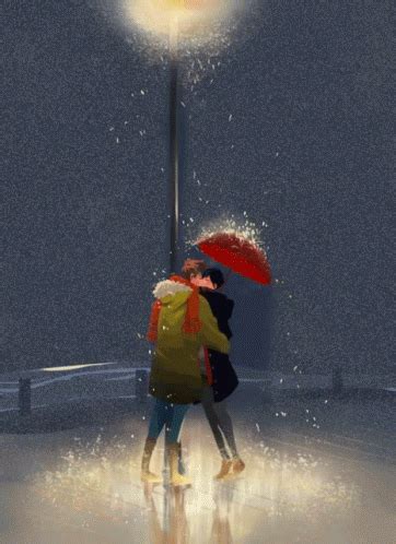 Rain Couple GIF - Rain Couple - Discover & Share GIFs