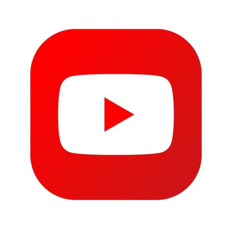 Premium Vector Youtube Logo With A Red Square