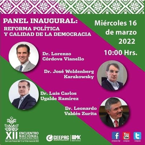 Inemexico On Twitter El Consejero Presidente Lorenzocordovav