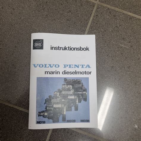 Se Produkter Som Liknar Instruktionsbok Volvo Penta M P Tradera