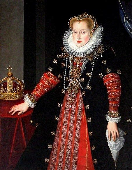 Portrait of Queen Anne of Austria, c.1595 - Martin Kober - WikiArt.org