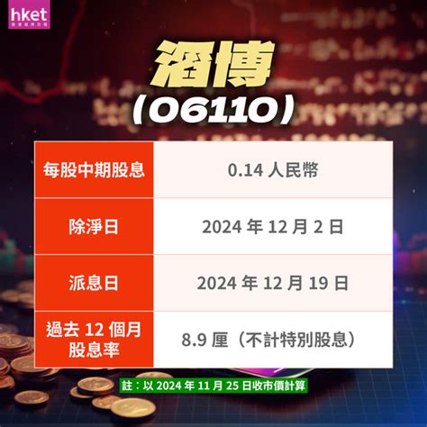 收息股2024｜冬季收息過肥年 18隻高息港股除淨日股息率一覽