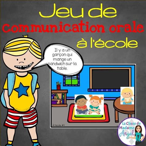 Jeu De Communication Orale L Cole Oral Communication Game In French