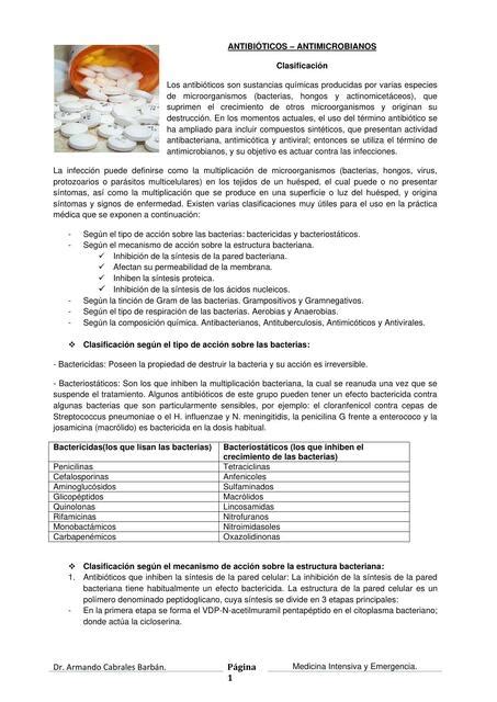 ANTIBIÓTICOS docx Aimarquijada uDocz