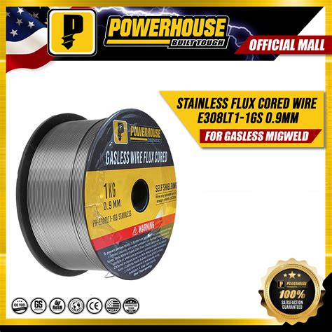 Powerhouse Stainless Steel Self Shielding Flux Cored Wire Cable For Mig