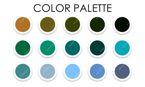 Paleta de colores claros. hermosas muestras de color. vector | Vector ...