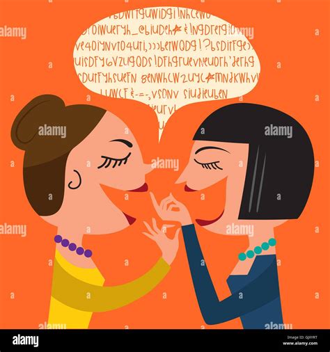 Women Talking Stock Vector Images Alamy