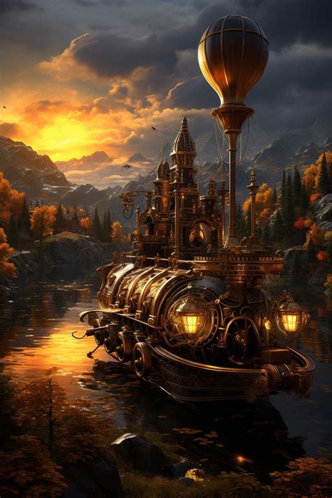 Pin By Opa Mogwaii On Steampunk Scifi Fantasy Art Fantasy City