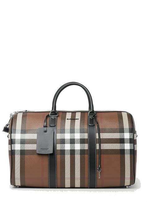 Burberry Boston Weekend Bag In Brown Burberry