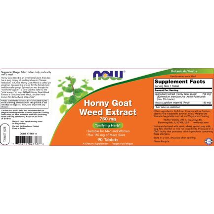 Horny Goat Weed Extract 750 mg Аптеки 36 6