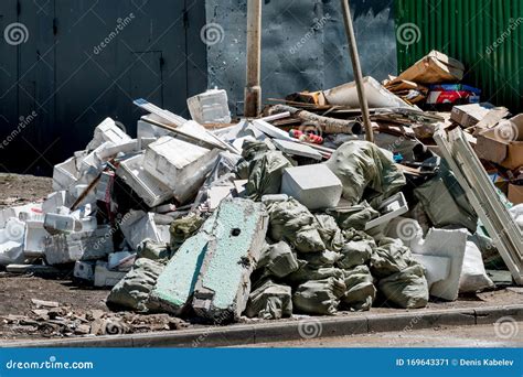 Russia Vladivostok 05232019 Garbage Dump In Residential Area Dirt