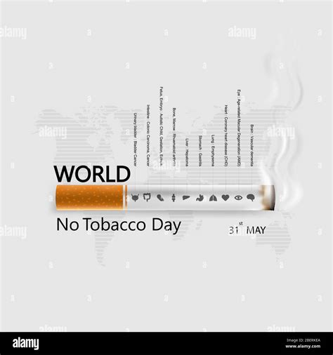 World No Tobacco Day Infographic Background Designworld No Smoking Day