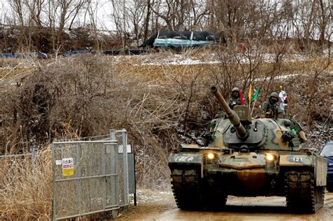 South Korean M48a5k Patton Tank Still Chugging Along In February 2024