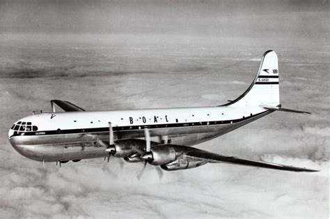 Boac Boeing 377 Stratocruiser Circa 1950 Aviation