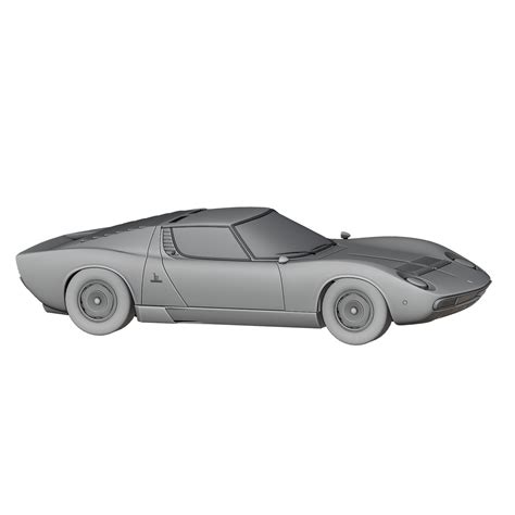 Archivo Stl Lamborghini Miura Sv Listo Para Imprimir En 3d 🚗・modelo Imprimible En 3d Para