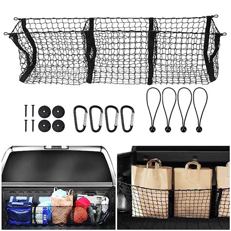 Buy 3 Pocket Cargo Net for Pickup Truck Bed,Truck Bed Cargo net for SUV ...