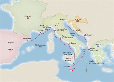 Christmas in the Mediterranean Ocean Cruise Ships - Barcelona to Rome