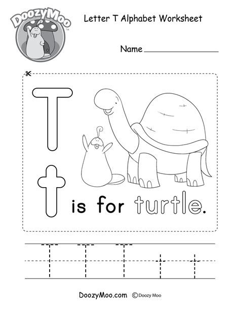 Letter T Worksheets For First Grade – AlphabetWorksheetsFree.com