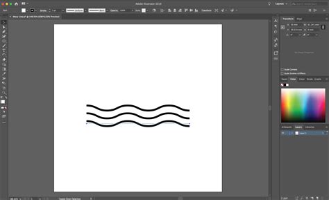 Make A Wavy Line In Illustrator 5 Steps Design Bundles