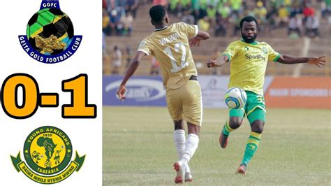 Goli La Penalti La Morrison Leo Yanga Sc Vs Geita Gold 1 0 Mechi Ya