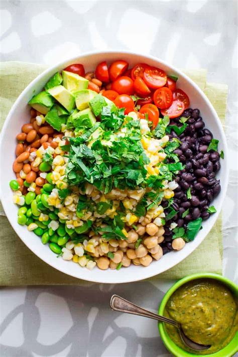 mexican four bean salad - Healthy Seasonal Recipes