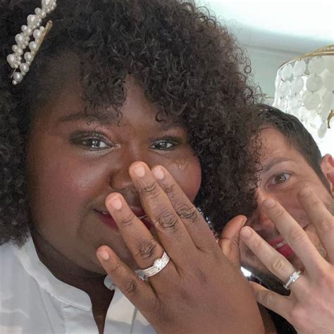 Gabourey Sidibe And Brandon Frankels Secret Kitchen Wedding