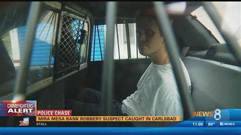 Mira Mesa Bank Robbery Suspect Caught In Carlsbad