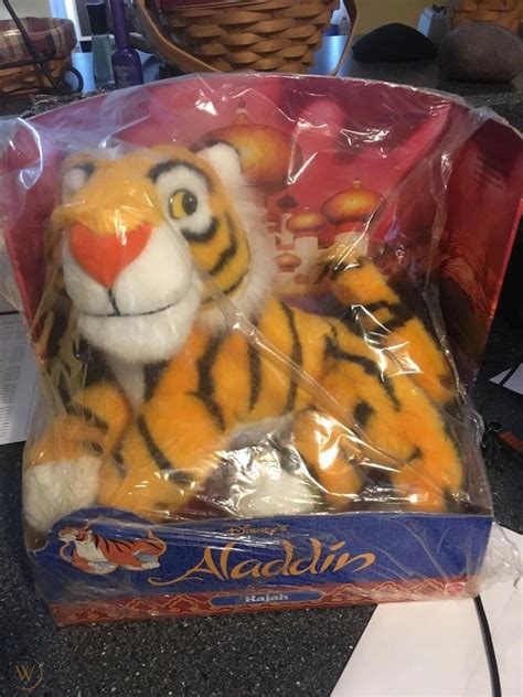 Disneys Vintage 1992 Plush Aladdin Rajah NIB | #2014234161