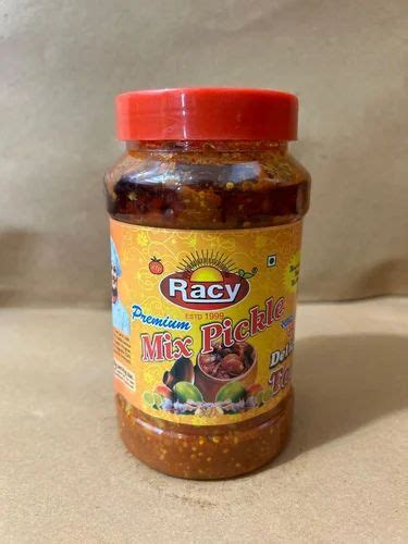 Mix Veg Spices 500g Racy Mixed Pickle Packaging Type Plastic Jar At