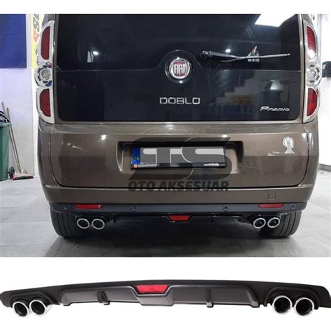 Fiat Doblo D3 D4 Difüzör Arka Tampon Eki 4 Egzoz Çıkışlı Fiyatı