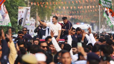 Rahul Gandhi In Varanasi For Bharat Jodo Nyay Yatra Offers Prayers At