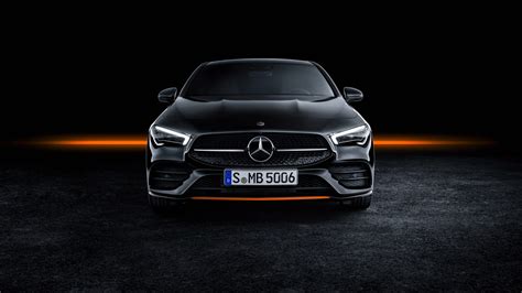 Mercedes Benz Cla 250 Amg Line Edition Orange Art 2019 4k 2 Wallpaper