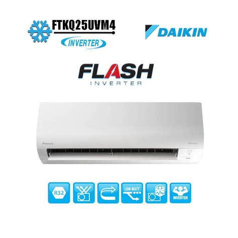 Jual Ac Daikin Inverter Flash Pk Ftkq Uvm Rkq Uvm Unit Only