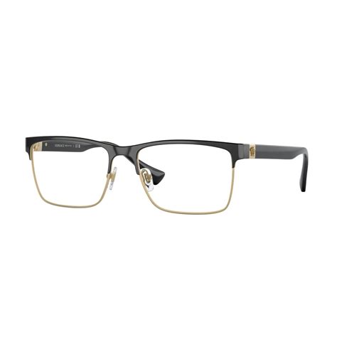 Versace Ve 1285 1443 Black Eyeglasses Man