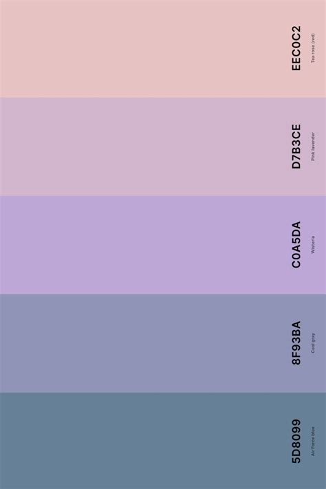 25 Best Mauve Color Palettes With Names And Hex Codes Artofit