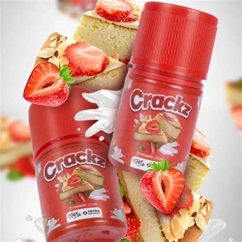 Jual Liquid Vape Crackz V Strawberry Poundcake Mg Ml By Tetra