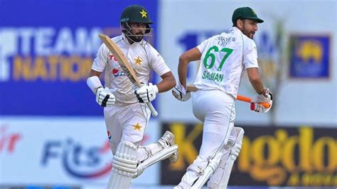 Sl Vs Pak Saud Shakeel Double Century In Galle Test Pakistan All Out