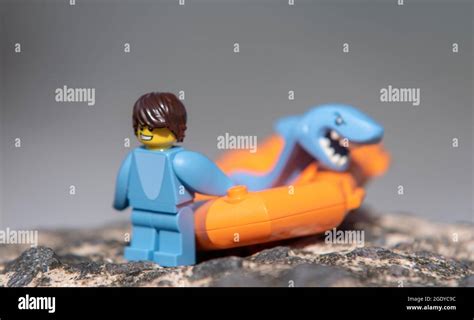 LEGO shark minifigure Stock Photo - Alamy