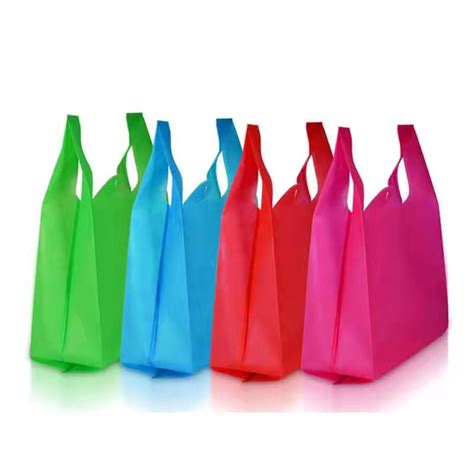 50 Pcs Sando Eco Bag 4 Size Plain Reusable Shopping Tote Handbag Non