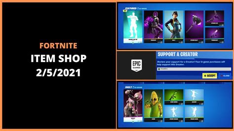 New Fortnite Item Shop February Th Youtube