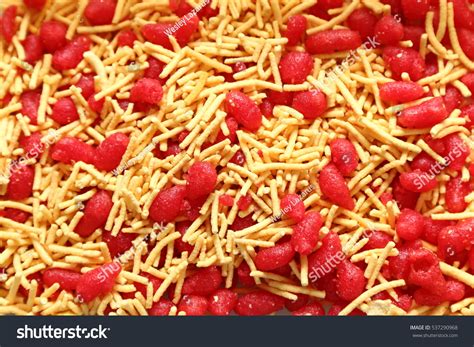 Closeup Indian Savoury Mix Sev Boondi Stock Photo 537290968 Shutterstock